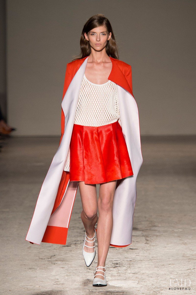 Anastasia Lagune featured in  the Gabriele Colangelo fashion show for Spring/Summer 2015