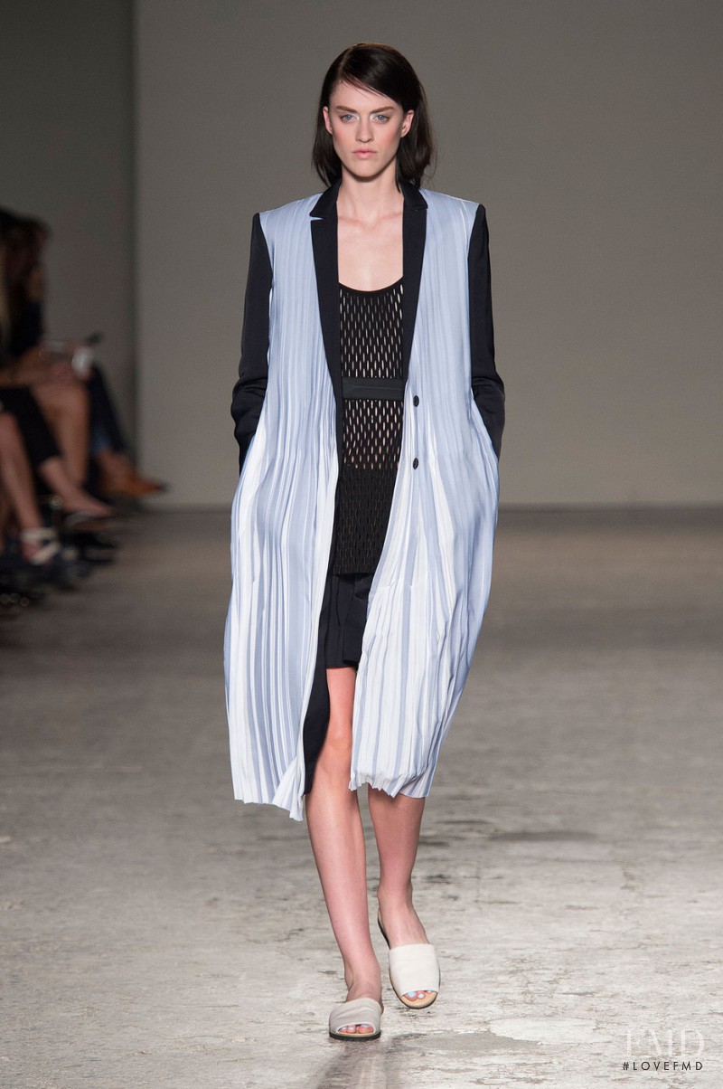 Sarah Brannon featured in  the Gabriele Colangelo fashion show for Spring/Summer 2015