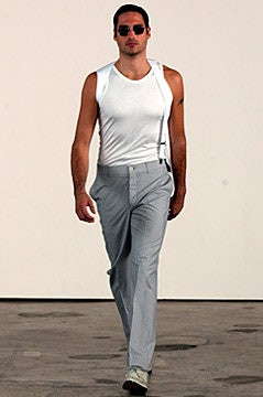 Helmut Lang fashion show for Spring/Summer 2002