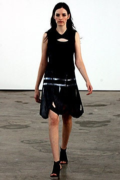 Helmut Lang fashion show for Spring/Summer 2002