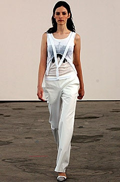 Helmut Lang fashion show for Spring/Summer 2002