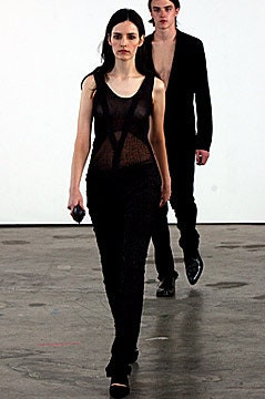 Helmut Lang fashion show for Spring/Summer 2002