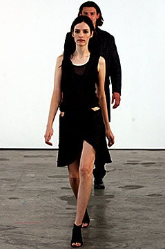 Helmut Lang fashion show for Spring/Summer 2002