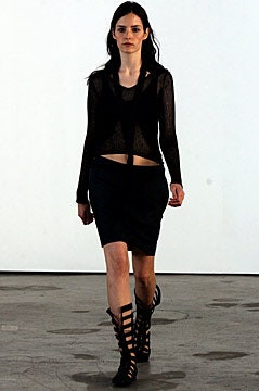 Helmut Lang fashion show for Spring/Summer 2002
