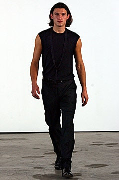 Helmut Lang fashion show for Spring/Summer 2002
