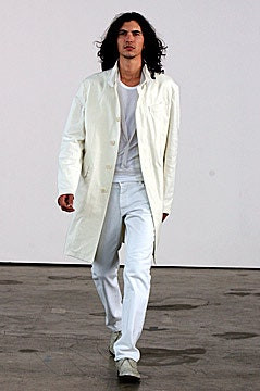 Helmut Lang fashion show for Spring/Summer 2002