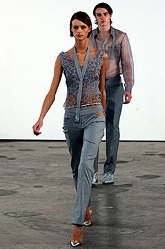 Helmut Lang fashion show for Spring/Summer 2002