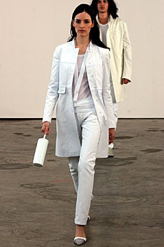 Helmut Lang fashion show for Spring/Summer 2002