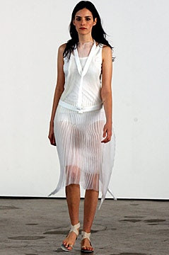 Helmut Lang fashion show for Spring/Summer 2002