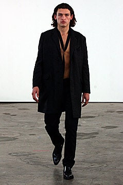 Helmut Lang fashion show for Spring/Summer 2002