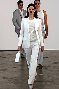 Helmut Lang fashion show for Spring/Summer 2002