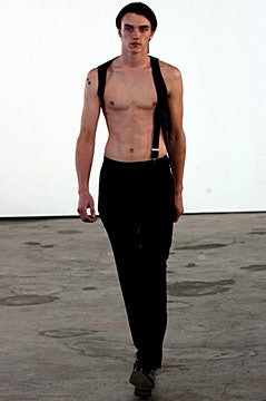 Helmut Lang fashion show for Spring/Summer 2002