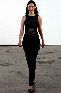 Helmut Lang fashion show for Spring/Summer 2002