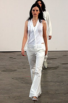 Helmut Lang fashion show for Spring/Summer 2002