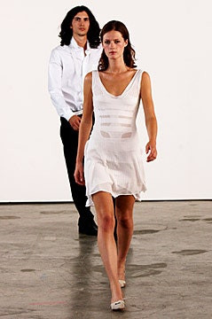 Helmut Lang fashion show for Spring/Summer 2002