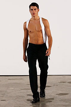 Helmut Lang fashion show for Spring/Summer 2002
