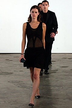 Helmut Lang fashion show for Spring/Summer 2002