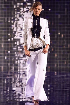 Julien Macdonald fashion show for Spring/Summer 2002