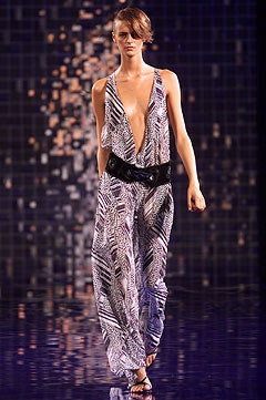 Julien Macdonald fashion show for Spring/Summer 2002