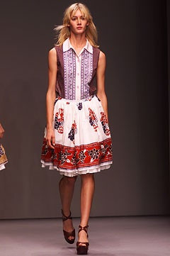 Miu Miu fashion show for Spring/Summer 2002