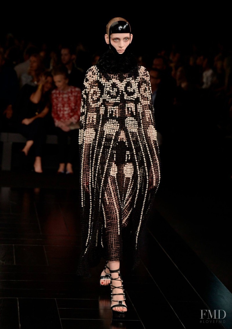 Sunniva Wahl featured in  the Alexander McQueen fashion show for Spring/Summer 2015
