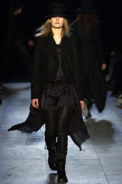Ann Demeulemeester fashion show for Autumn/Winter 2003