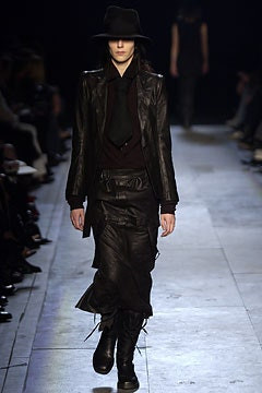 Ann Demeulemeester fashion show for Autumn/Winter 2003