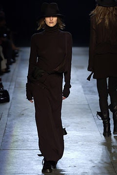 Ann Demeulemeester fashion show for Autumn/Winter 2003