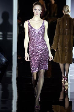 Badgley Mischka fashion show for Autumn/Winter 2003