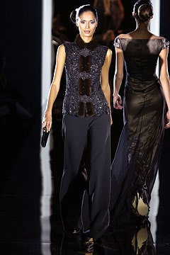Badgley Mischka fashion show for Autumn/Winter 2003