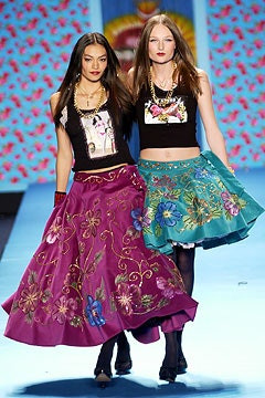 Betsey Johnson fashion show for Autumn/Winter 2003