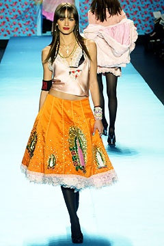 Betsey Johnson fashion show for Autumn/Winter 2003