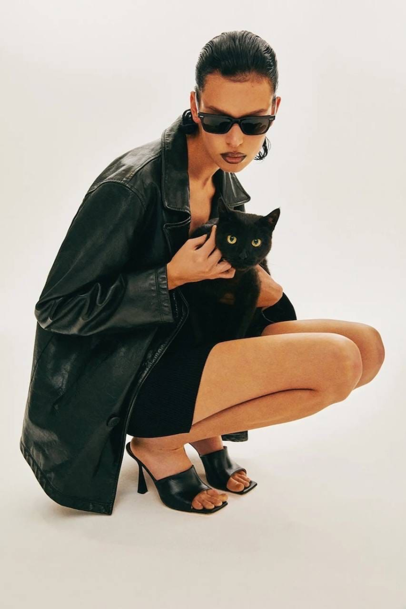 Maria Keidj featured in  the Sashaverse advertisement for Autumn/Winter 2022