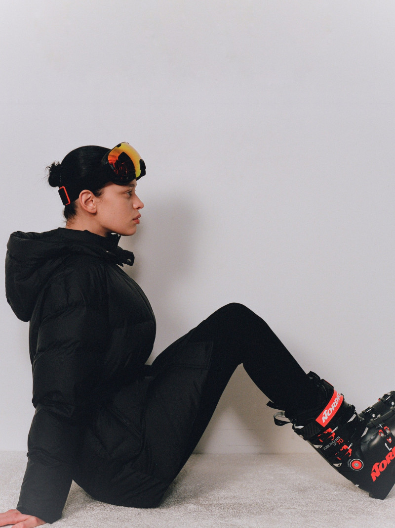 Maria Keidj featured in  the 12 storeez advertisement for Winter 2023