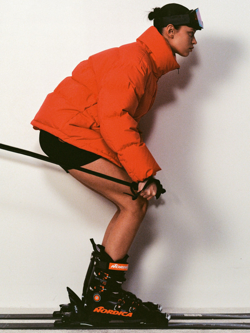 Maria Keidj featured in  the 12 storeez advertisement for Winter 2023