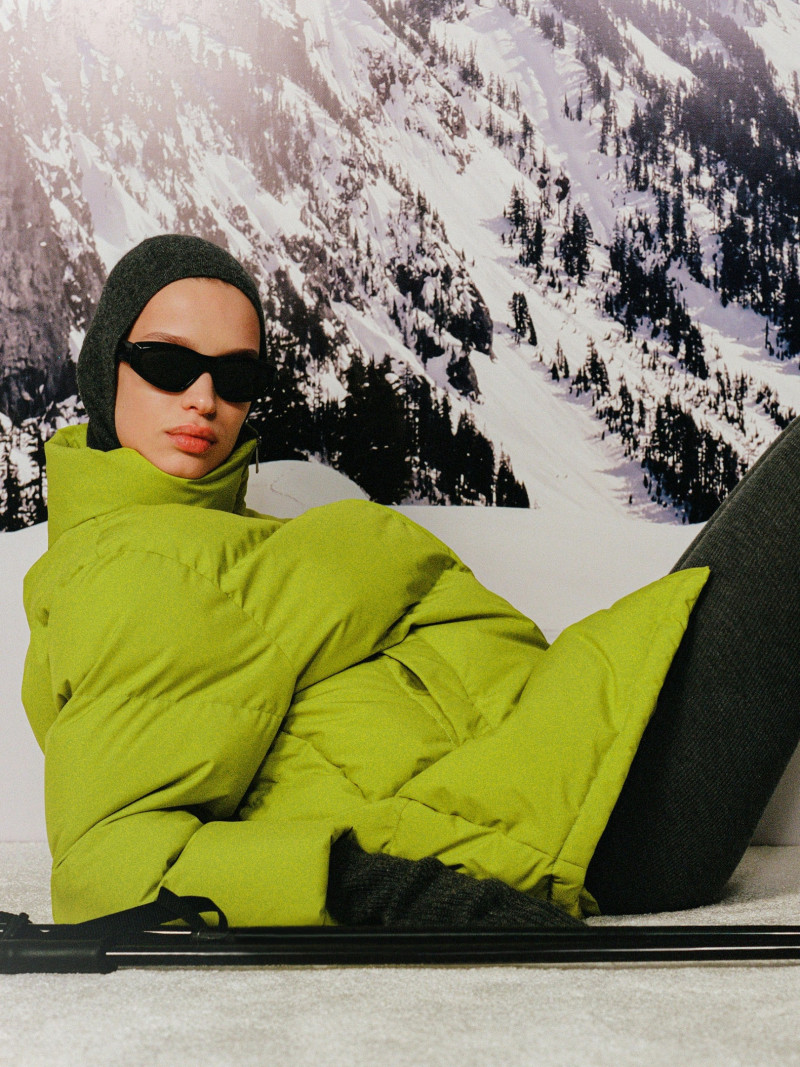 Maria Keidj featured in  the 12 storeez advertisement for Winter 2023