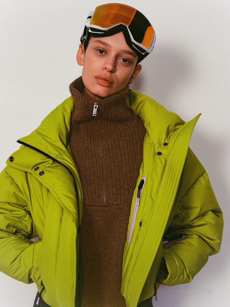 Maria Keidj featured in  the 12 storeez advertisement for Winter 2023