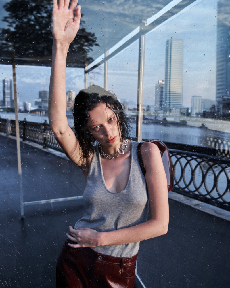 Maria Keidj featured in  the Lime advertisement for Spring/Summer 2024