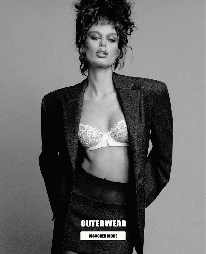 Maria Keidj featured in  the Planta Rosa advertisement for Spring/Summer 2024
