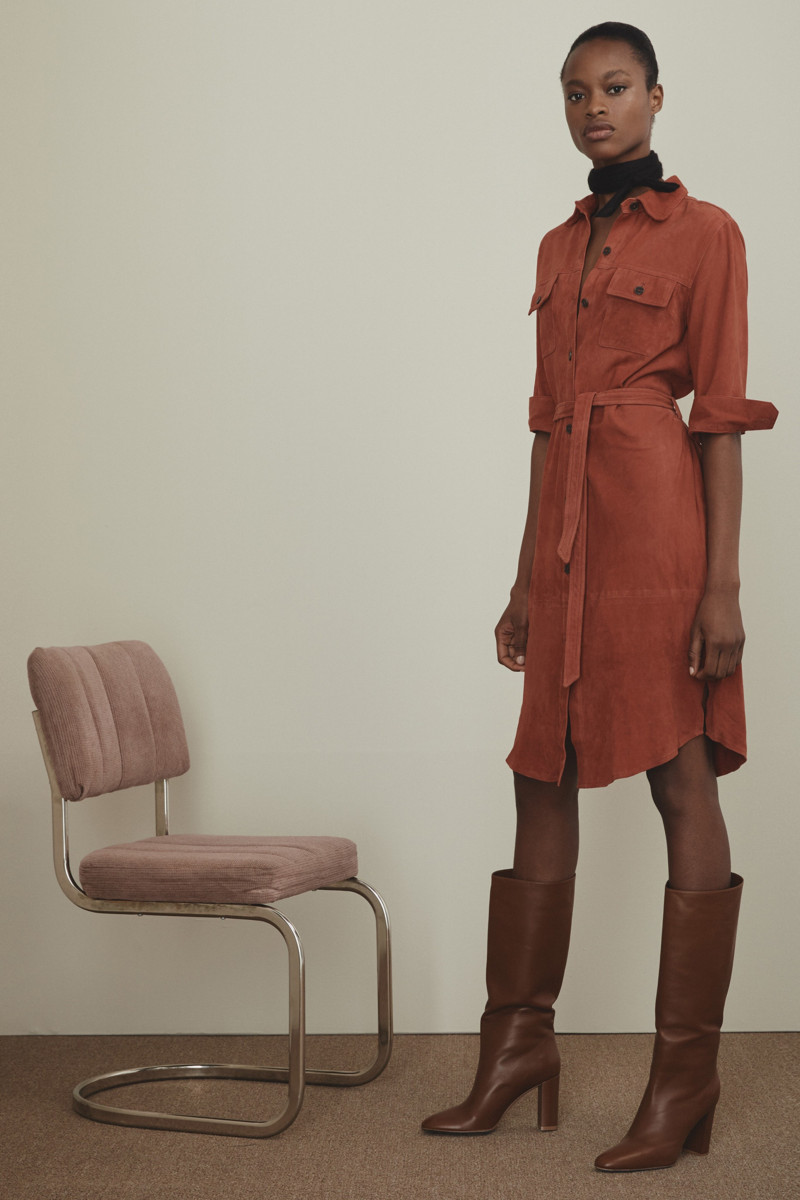 Mayowa Nicholas featured in  the Frame Denim lookbook for Pre-Fall 2019