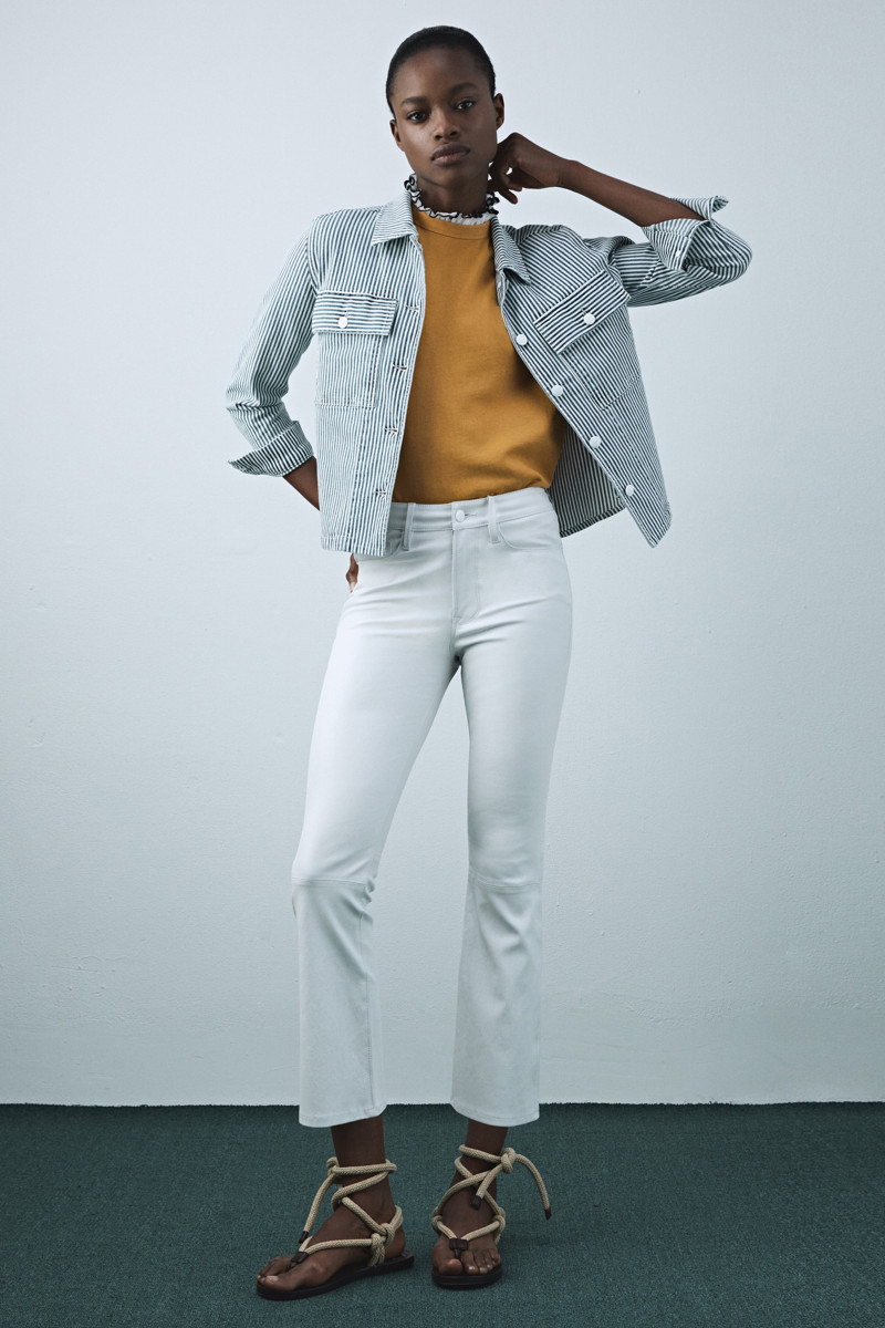 Mayowa Nicholas featured in  the Frame Denim lookbook for Pre-Fall 2019