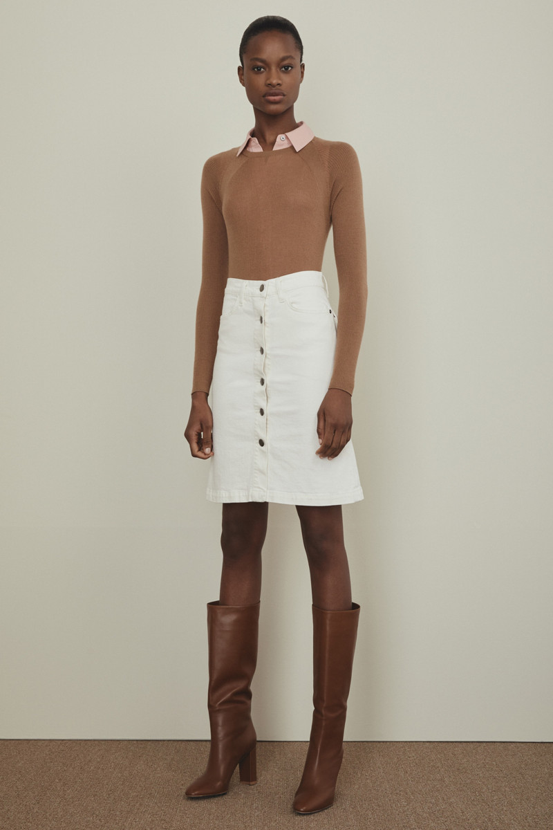 Mayowa Nicholas featured in  the Frame Denim lookbook for Pre-Fall 2019