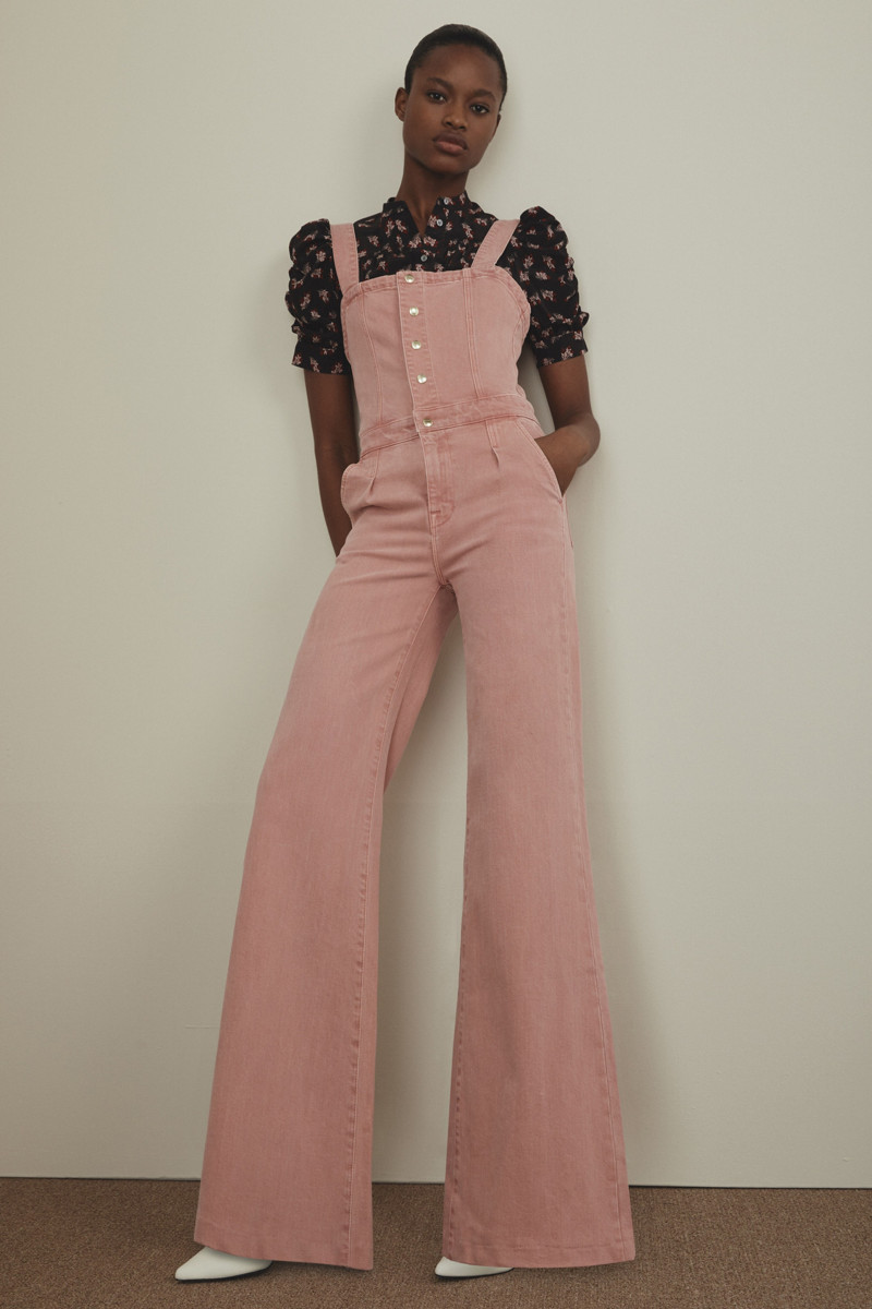 Mayowa Nicholas featured in  the Frame Denim lookbook for Pre-Fall 2019