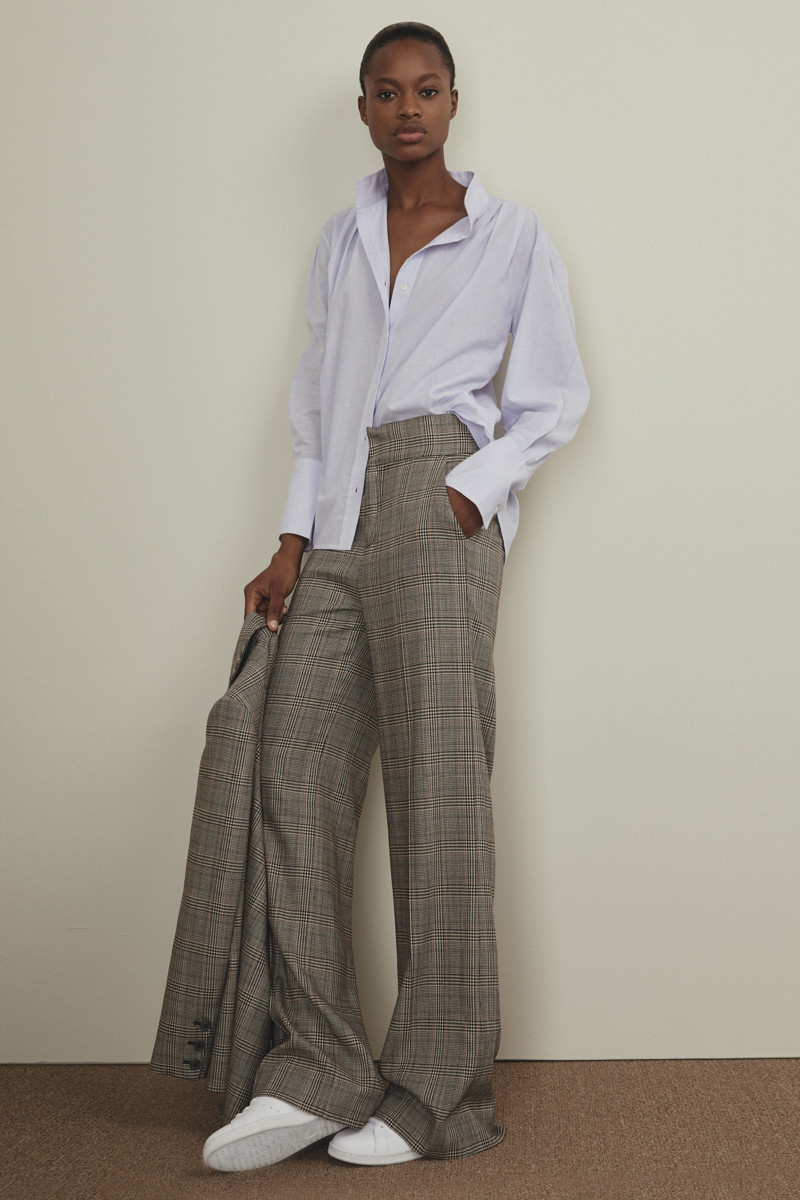 Mayowa Nicholas featured in  the Frame Denim lookbook for Pre-Fall 2019