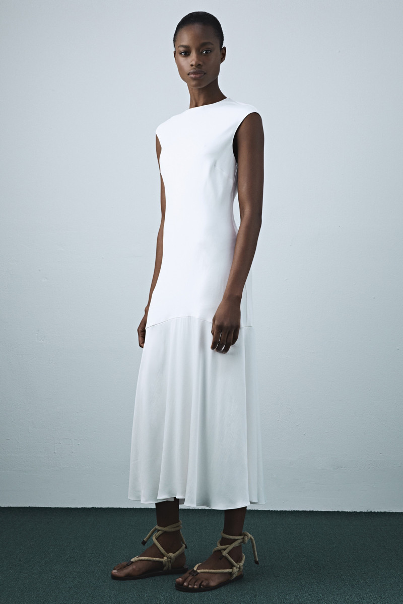 Mayowa Nicholas featured in  the Frame Denim lookbook for Pre-Fall 2019