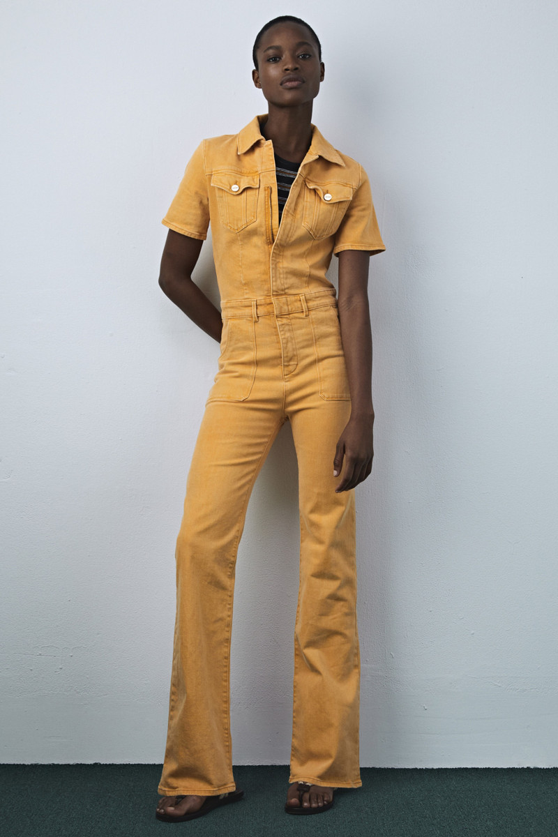 Mayowa Nicholas featured in  the Frame Denim lookbook for Pre-Fall 2019