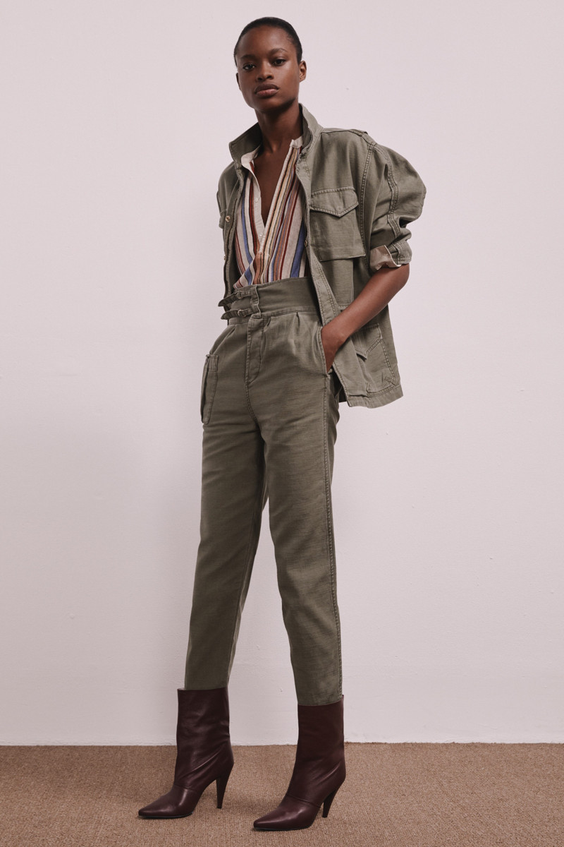 Mayowa Nicholas featured in  the Frame Denim lookbook for Pre-Fall 2019