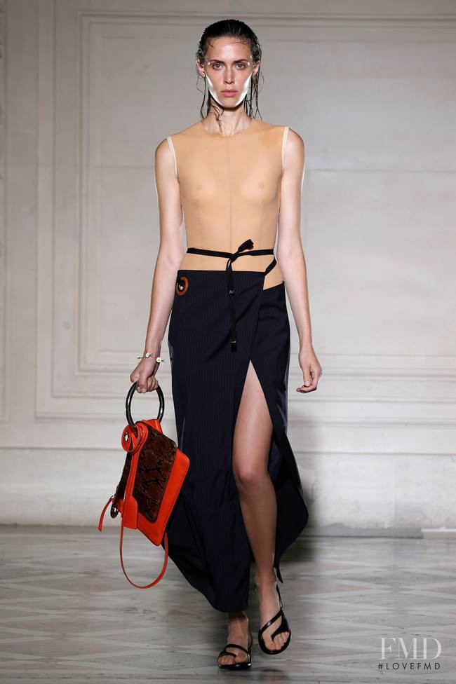 Georgia Hilmer featured in  the Maison Martin Margiela Défilé fashion show for Spring/Summer 2015