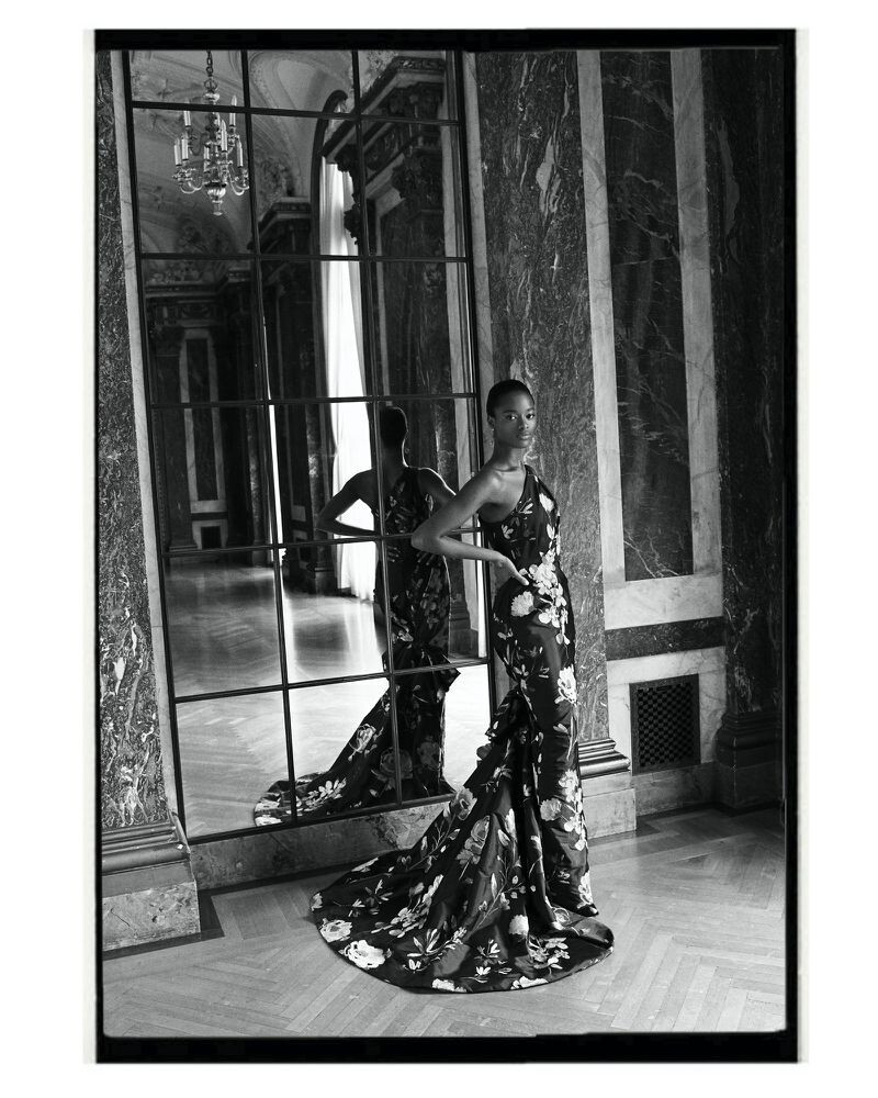 Mayowa Nicholas featured in  the Bergdorf Goodman advertisement for Spring/Summer 2020
