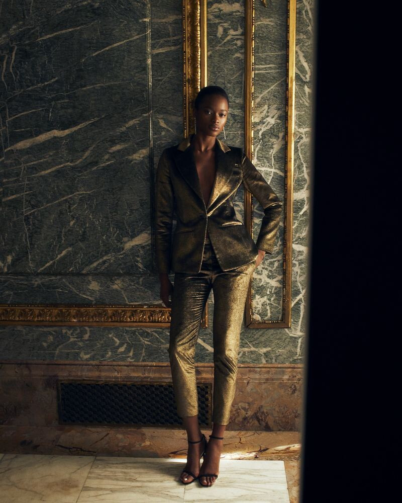 Mayowa Nicholas featured in  the Bergdorf Goodman advertisement for Spring/Summer 2020